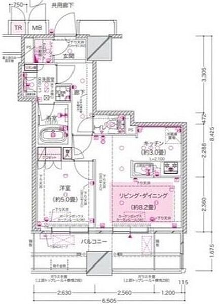 ブランズタワー谷町四丁目 ｜大阪府大阪市中央区常盤町2丁目(賃貸マンション1LDK・3階・43.42㎡)の写真 その2