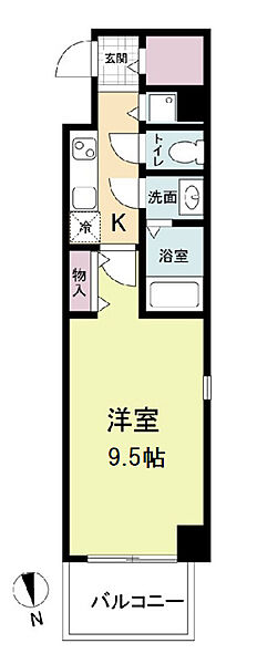 La Douceur心斎橋 ｜大阪府大阪市中央区南船場2丁目(賃貸マンション1K・11階・28.92㎡)の写真 その2