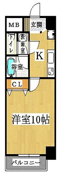 ラ・シェネガ心斎橋 ｜大阪府大阪市中央区西心斎橋2丁目(賃貸マンション1K・9階・28.62㎡)の写真 その2