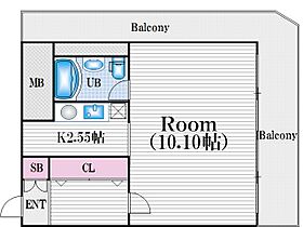 大阪府大阪市北区曾根崎1丁目（賃貸マンション1K・5階・32.74㎡） その2