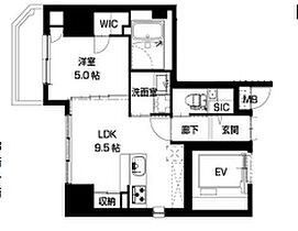 LaCASA上汐  ｜ 大阪府大阪市天王寺区上汐4丁目（賃貸マンション1LDK・6階・37.41㎡） その2