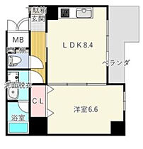 大阪府大阪市北区中津7丁目5-15（賃貸マンション1LDK・8階・39.87㎡） その2