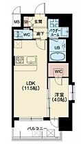 スプランディッド中之島DUE  ｜ 大阪府大阪市福島区野田4丁目（賃貸マンション1LDK・8階・40.37㎡） その2