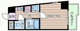 大阪府大阪市福島区福島2丁目1-42（賃貸マンション1R・6階・20.99㎡） その2