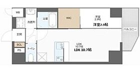 MELDIA CREST 桜ノ宮 Kirsch  ｜ 大阪府大阪市都島区中野町4丁目（賃貸マンション1LDK・11階・33.62㎡） その2