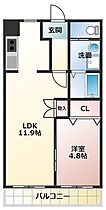 メゾンドユウゼンII 104 ｜ 愛知県豊橋市牟呂町字内田15（賃貸アパート1LDK・1階・40.90㎡） その2