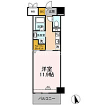 ベルオレイル 805 ｜ 愛知県豊橋市新本町5-1（賃貸マンション1K・8階・37.80㎡） その2