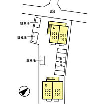 モナリエいなり　A 202 ｜ 愛知県豊川市古宿町市道47番2（賃貸アパート1LDK・2階・33.62㎡） その3