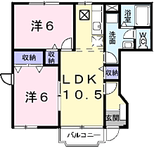 パレ・リヴィエールI 101 ｜ 茨城県神栖市深芝南４丁目8番地9（賃貸アパート2LDK・1階・51.79㎡） その2