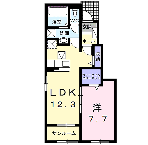 ポルトクレスト 102｜茨城県鹿嶋市平井東２丁目(賃貸アパート1LDK・1階・50.14㎡)の写真 その2