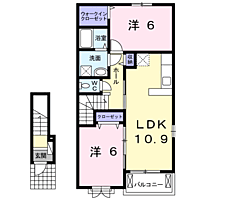 サンビトレスIII 204 ｜ 茨城県神栖市下幡木731（賃貸アパート2LDK・2階・57.19㎡） その2