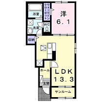 クレインＡ 103 ｜ 茨城県潮来市日の出６丁目10-8（賃貸アパート1LDK・1階・50.01㎡） その2