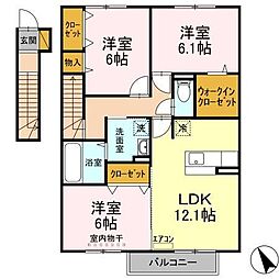 ルミウス 2階/201