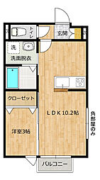 ベルハウスD棟 2階/202