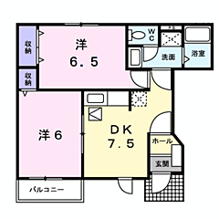 物件の間取り