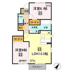 物件の間取り