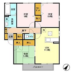 物件の間取り
