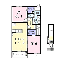 ミッド ヴィラII 2階