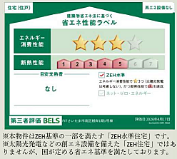 省エネ性能ラベルを拡大表示