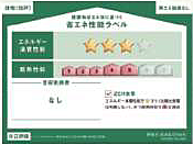 省エネ性能ラベルを拡大表示