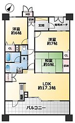 間取図画像 3LDK