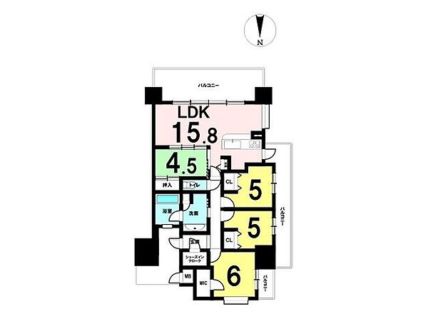 間取りを拡大表示
