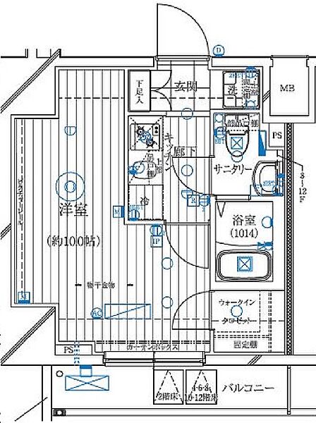 レガリス亀戸（REGALIZ亀戸） 1106｜東京都江東区亀戸７丁目(賃貸マンション1K・11階・25.89㎡)の写真 その2