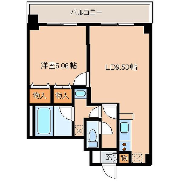 レジディア新川 601｜東京都中央区新川２丁目(賃貸マンション1LDK・6階・44.75㎡)の写真 その2