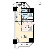 プレール・ドゥーク両国IV 708 ｜ 東京都墨田区緑１丁目24-3（賃貸マンション1LDK・7階・40.53㎡） その2