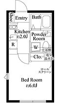 カーサピアッツァ亀戸(CASA PIAZZA亀戸) 202 ｜ 東京都江東区亀戸６丁目35-8（賃貸マンション1K・2階・20.16㎡） その2