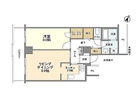 トルナーレ日本橋浜町 1911 ｜ 東京都中央区日本橋浜町３丁目3-1（賃貸マンション1LDK・19階・57.89㎡） その2