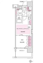 ディームス木場 805 ｜ 東京都江東区東陽１丁目25-14（賃貸マンション1LDK・8階・32.45㎡） その2