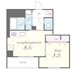 間取図画像 1LDK