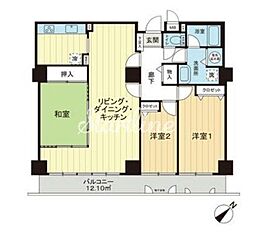スカイシティ南砂 3LDKの間取図画像