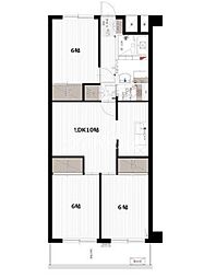 グリーンパーク北葛西 3LDKの間取図画像