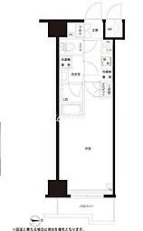 ルーブル南砂町弐番館 1Kの間取図画像