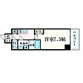 プレサンス梅田東ベータ2階7.3万円