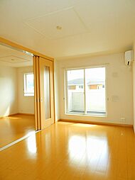 JR可部線 中島駅 徒歩10分の賃貸アパート 2階2LDKのリビング/ダイニング