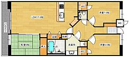 フローレンス猫屋町グランドアーク 3LDKの間取図画像