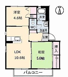 メゾン・プチ 2LDKの間取図画像