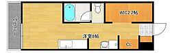 MOOREA伴東 ワンルームの間取図画像