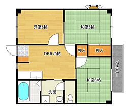 ニューシティー戸坂 3DKの間取図画像