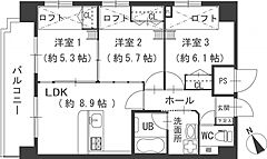 物件の間取り