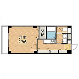 E.プリムローズ 1Kの間取図画像