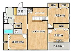 Eagle Hill江波 3LDKの間取図画像