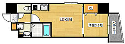 S-RESIDENCEHIROSHIMAEKIEAST 1LDKの間取図画像