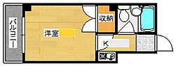 第2YKCビル 1Kの間取図画像