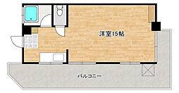 杉原ビル 1Kの間取図画像