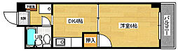 グリーンマンション 1DKの間取図画像