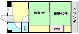 佐古ビル 2DKの間取図画像